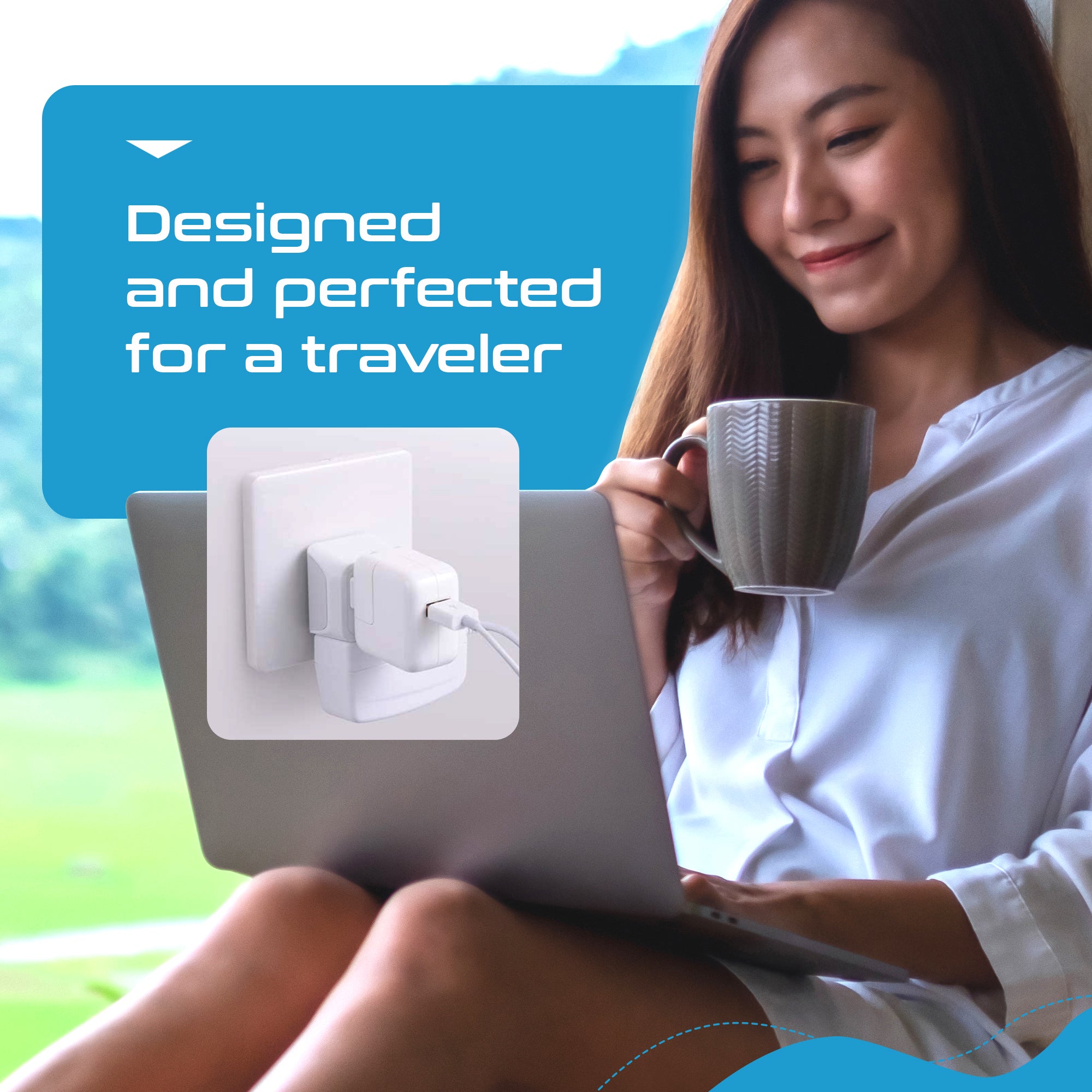 UK, England Travel Adapter - Type G - Ultra Compact (CT-7, 3 Pack)